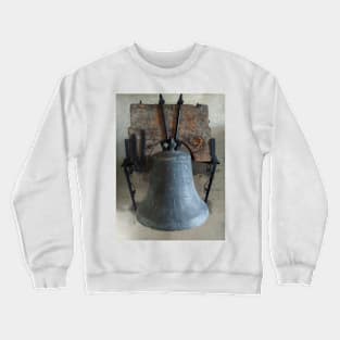 A Bell in the Church of St. Agatha, Oggebbio, Piemonte, Italy Crewneck Sweatshirt